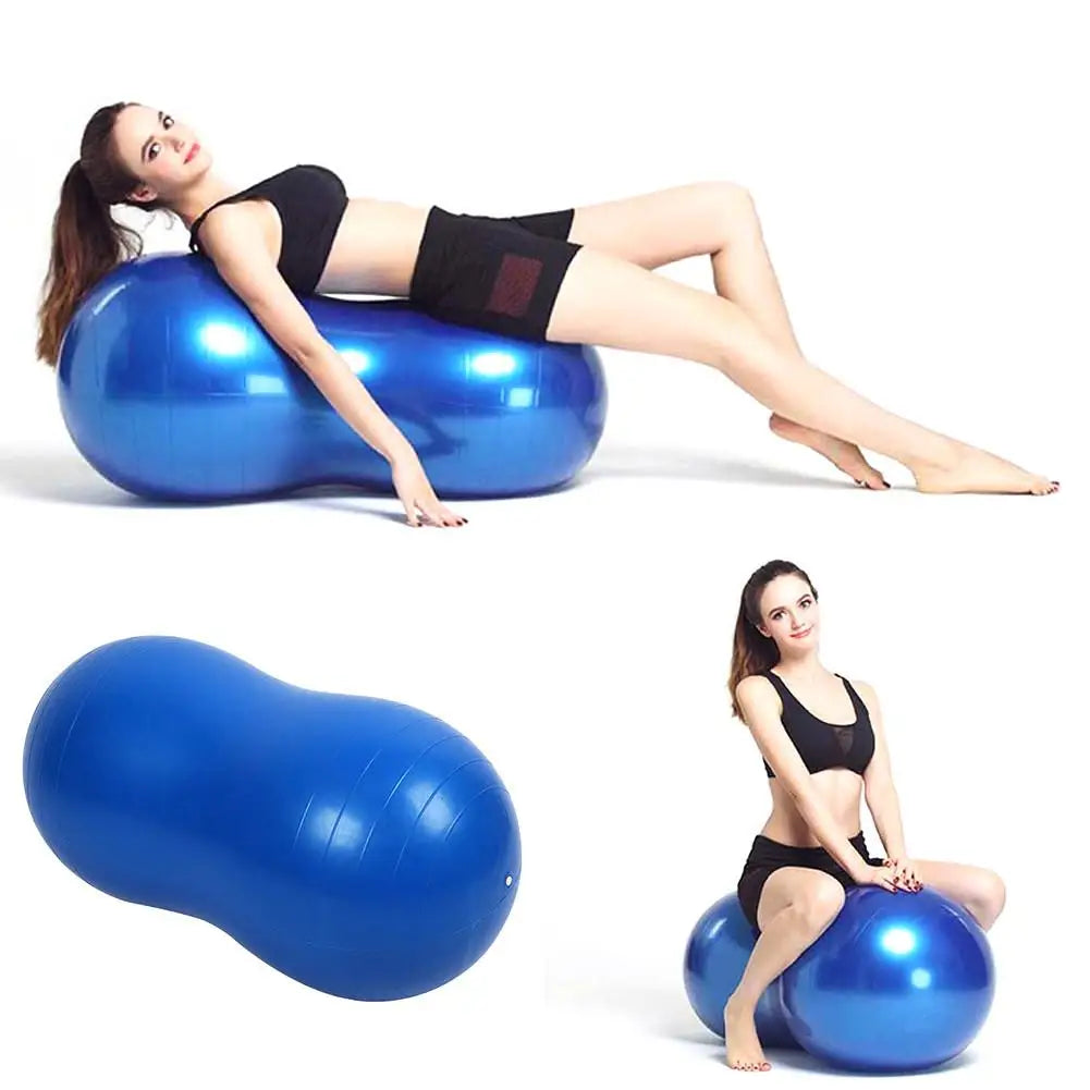 Yoga Peanut Balance Ball With Manual Pump