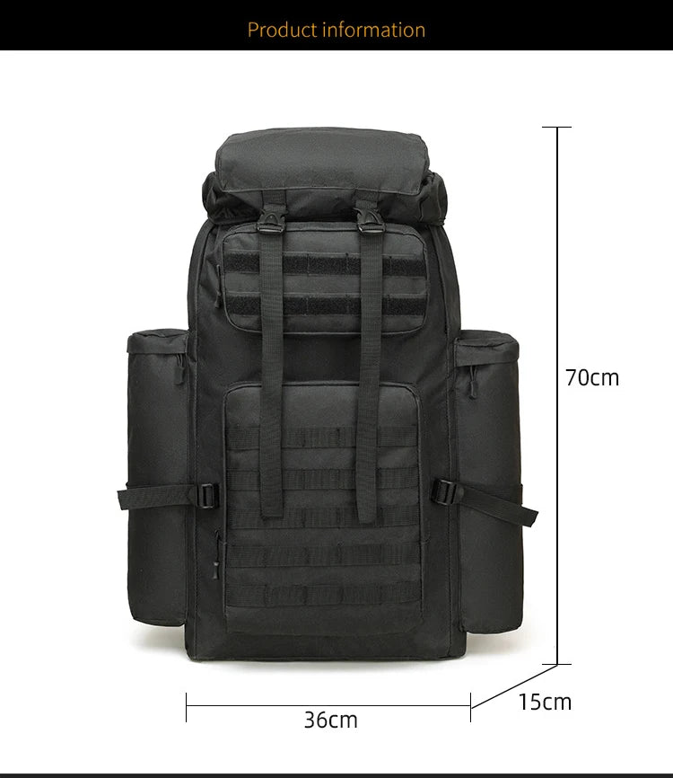 Multi functional Backpack  for Camping Hiking Travel Large Capacity