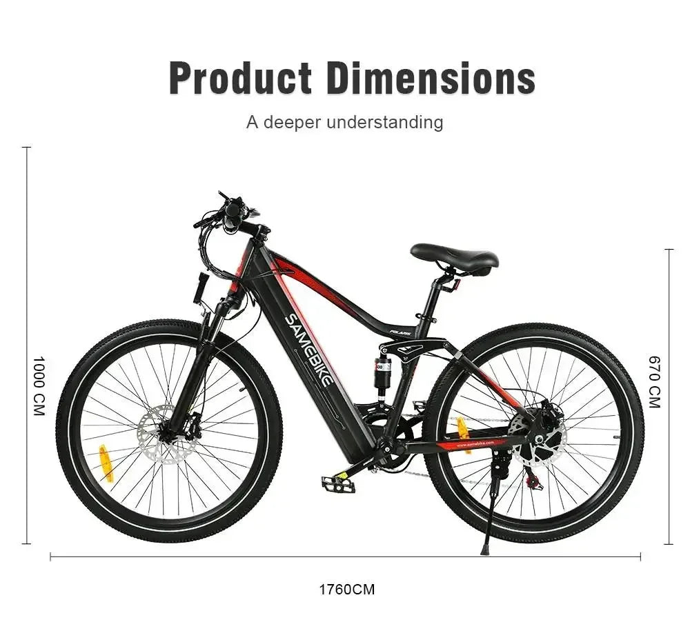 XD26 Electric Bike 26*2.1 Inch Tire, 750W Motor,  45km/h  Speed, 48V 14Ah Battery, 110km Max Mileage EBike