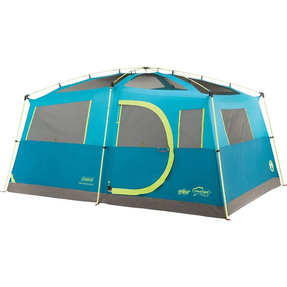 Coleman 8-Person Camping Tent with Built-in Closet  with Fast Pitch Setup