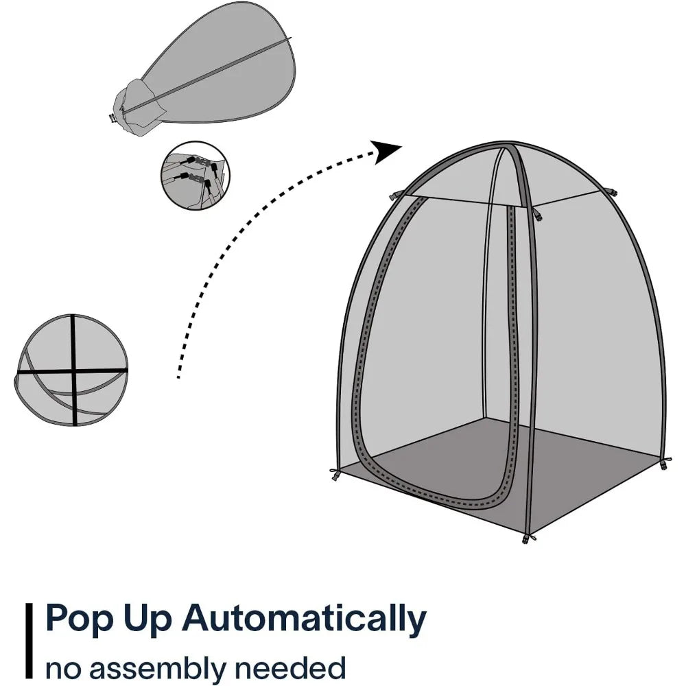 Pop up All Weatherproof Pod Sports Tent with Sealed Floor