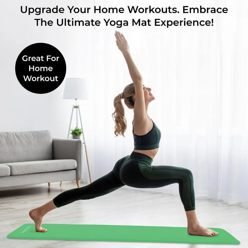 Thick Yoga Mat Set for Home Workouts