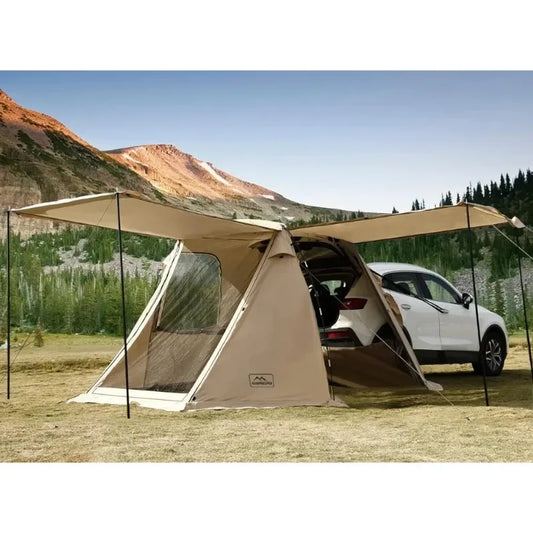 KAMPKEEPER SUV Car Tent, Tailgate Shade Awning Tent for Camping.