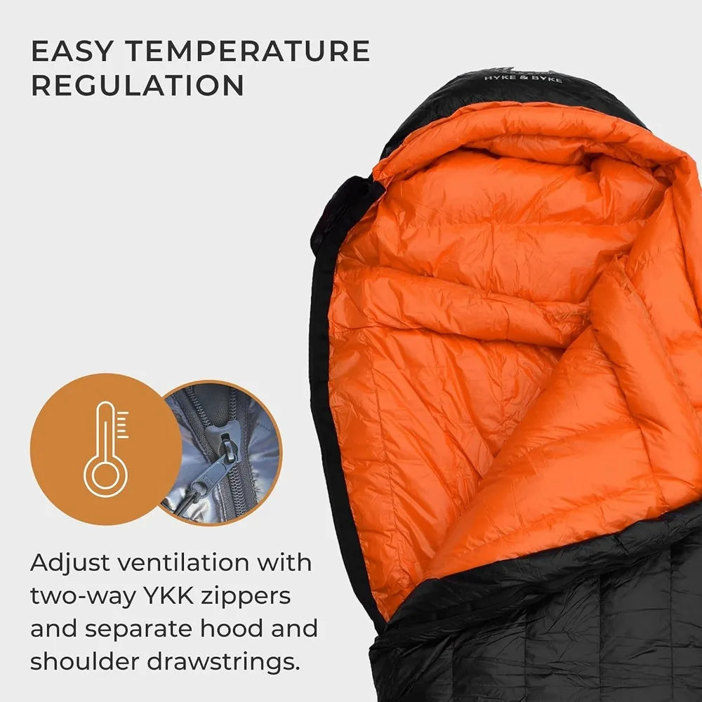 Lixada Goose Down Sleeping Bag Ultralight