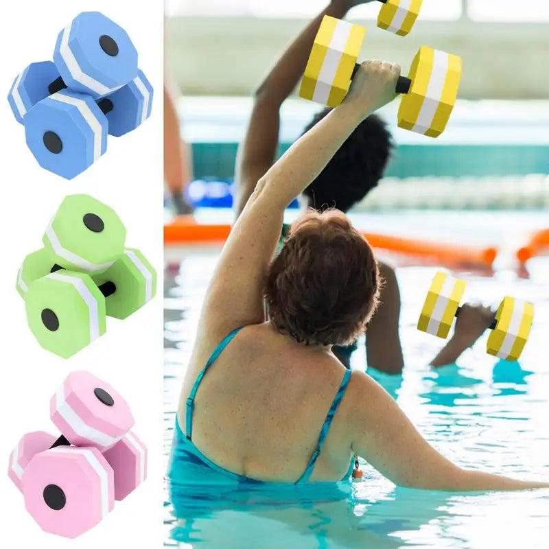 Dumbbell Set For Aqua Fitness Pool Weights