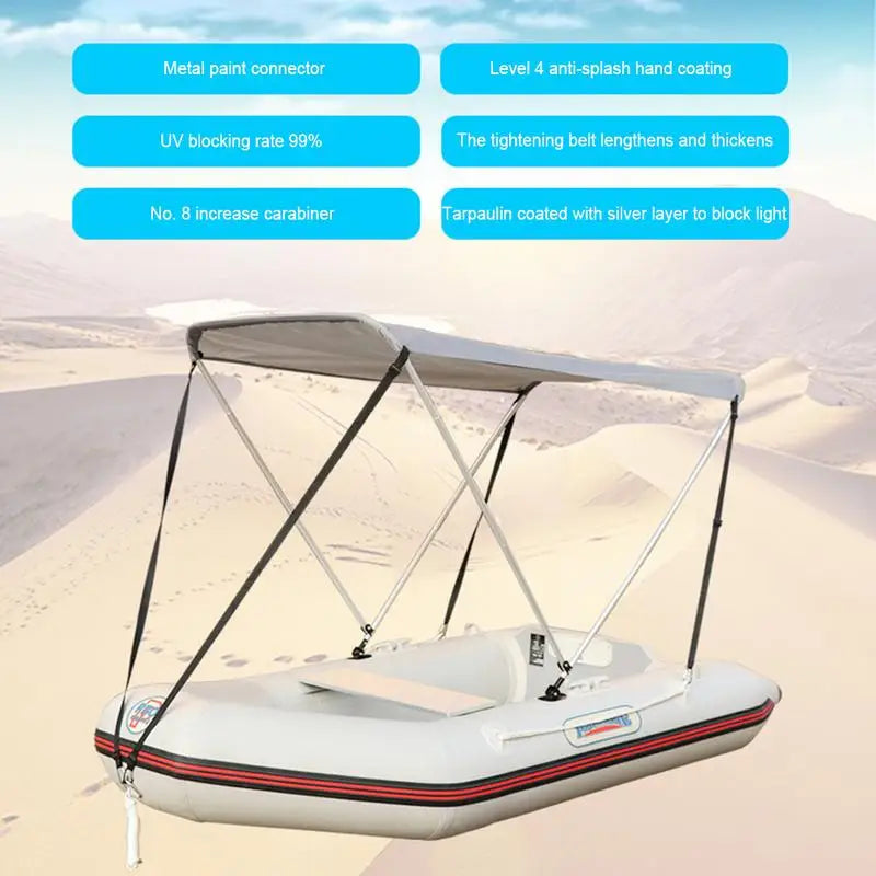 Canopy Sunshade For Kayak, Boat, Canoe and Inflatable Boat Accessories