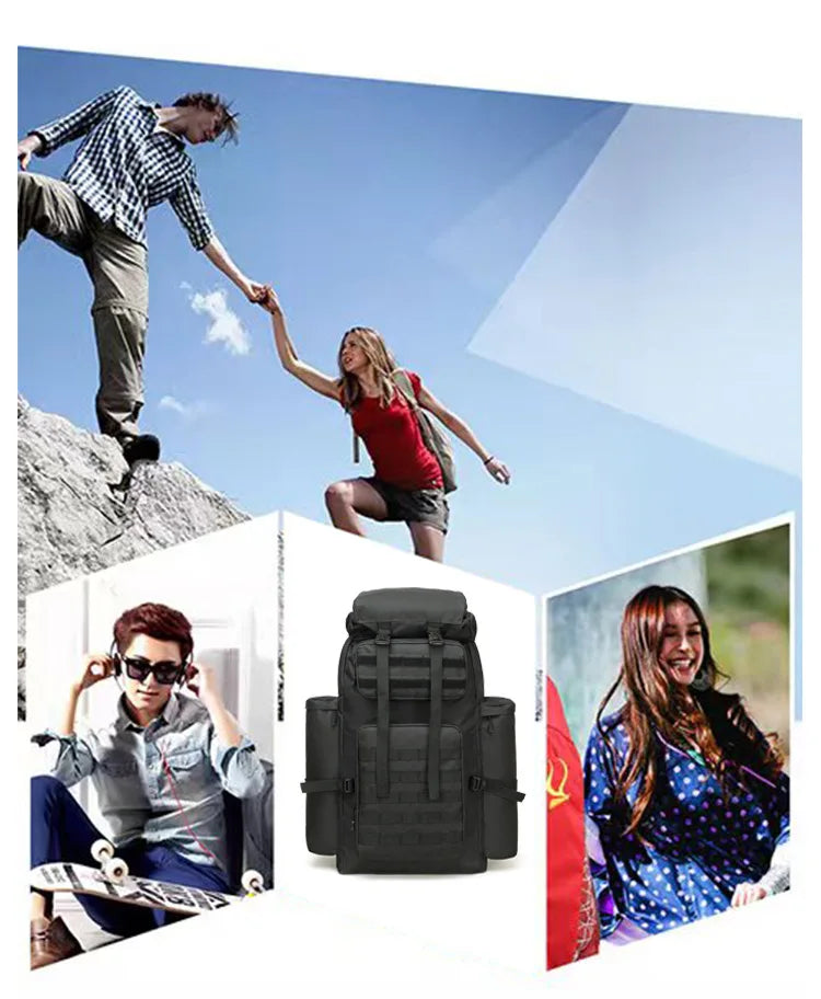 Multi functional Backpack  for Camping Hiking Travel Large Capacity