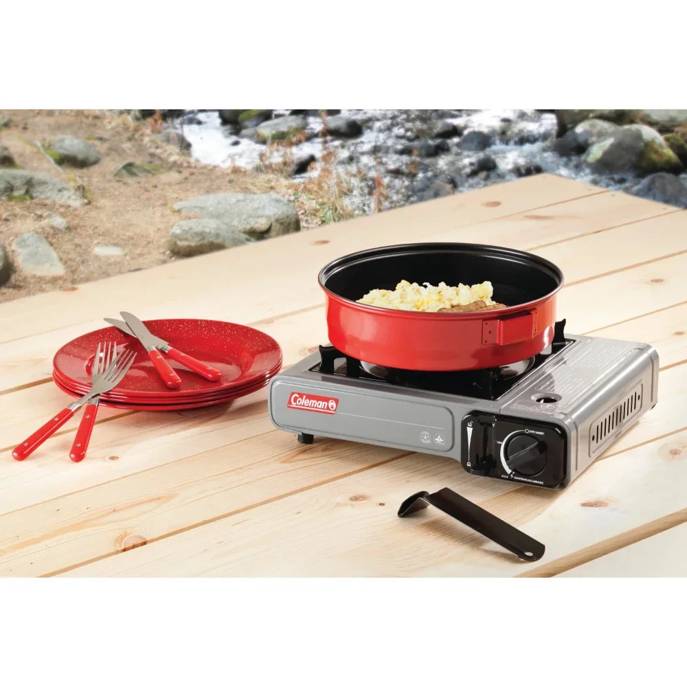 Coleman 1 Burner Butane Camping Stove,Camping Cooking，