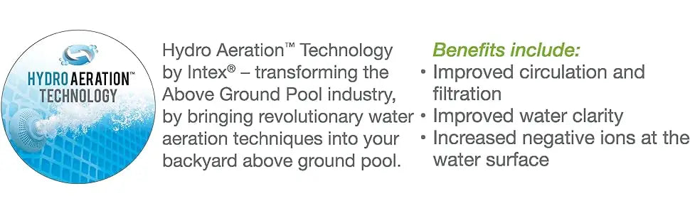 INTEX Krystal Clear Sand Filter Pump for Above Ground Pools with 2800 Gallons Per Hour Flow Rate