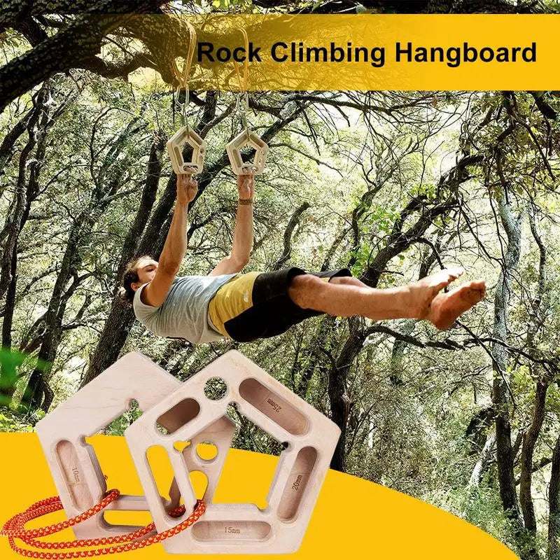 Multifunction Finger Strengthener Training Board for Rock Climbing  Strength 1pair