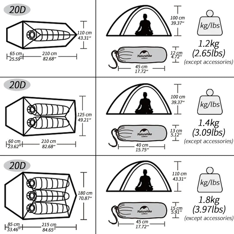 Waterproof Ultralight Camping Tent